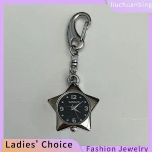 [COD] liuchuanbing Jewellery Có Thể Điều Chỉnh Sao Đồng Hồ Bỏ Túi Đồng Hồ Keychain Túi Charms Sáng Tạo Trái Tim Key Ring Mặt Dây Chuyền Thời Trang Vòng Cổ Phụ Kiện