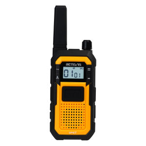 Retevis RB48P RB648P Heavy Duty Two Way Radio Long Range IP67 Waterproof Shockproof 2000 mAh Vibration Call NOAA SOS for Hotel Security Construction Camping