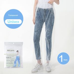 Quần đi mưa chống thấm dùng một lần với độ che phủ kín chân vật liệu PE bền cho các hoạt động ngoài trời và đi bè hoàn hảo cho nam và nữ