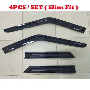 1set 4door Proton Saga Old Iswara LMST MUGEN Door Visor Air Press Window Cover Rain Guard Protector Accessories Kening Sisi Pintu Kereta