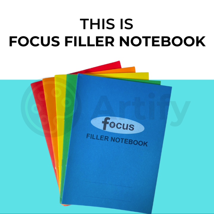 Focus Filler Notebook for Binder Fillers (5 per pack)