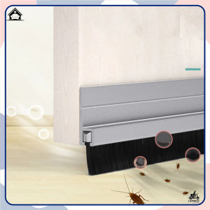 100CM Door Bottom Brush Seal Strip Insectproof Door Bottom Seal Strip Self Adhesive Door Stopper Brush Seal Strip Home Hardware