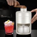 Máy bào đá tuyết, Máy xay đá bào bằng tay, Máy nghiền đá mini, Dụng cụ xay bào đá thông minh tiện dụng, máy bào đá mini với lưỡi bào bằng thép không gỉ độ bền cao, tiết kiệm sức lực. 