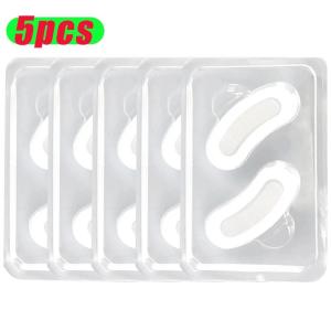 แผ่นผ้าปิดตาให้ความชุ่มชื้น5คู่แผ่นผ้าปิดตาเข็มครีมบำรุงผิวสำหรับกำจัดริ้วรอยมาส์กริมฝีปากกันรอยเหี่ยวย่น