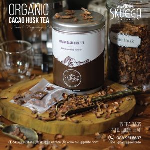 ชาเปลือกโกโก้ I Cacao Husk Tea by Skugga