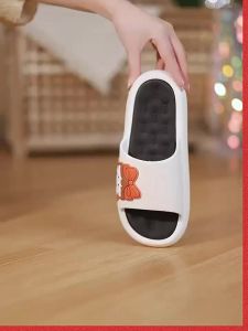 [Free Shipping] WomenS Summer Korean-Style Home Indoor Bathroom Non-Slip Odor-Resistant Thick-Soled Outdoor Sandals Flat And Comfortable