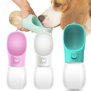 OUTOPEN Portable Outdoor Dog Water Bottle 350ml/550ml Plastic Pet Water Feeding Supplies Multipurpose No Leakage Dog Water Dispenser Walking The Dog