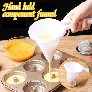 Adjustable Hand-hold Cream Funnel Plastic Chocolate Liquid Dispenser Mold Kitchen Baking Pastry Tool Batter Dispenser