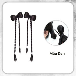 Tóc Giả Nơ Tết 2 BÍNH NHỎ Nơ Tóc Cho Bé Gái Phong Cách Trung Hoa QiQiShop
