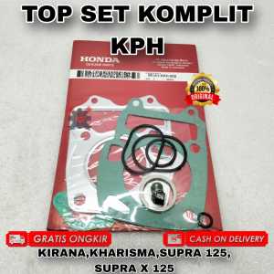 TOP SET KOMPLIT HONDA KPH BUAT MOTOR KIRANA KHARISMA SUPRA 125 SUPRA X 125 ASLI ORIGINAL HONDA AHM