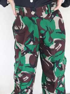 Celana Wanita Terbaru 2023 Zeedas Long Pants Katun Motif Cargo Pants Army Korean Style Kekinian