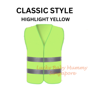 Safety Reflective Vest Visibility Jacket With Pocket Zip Uniform Night Activities【RainbowCulture】