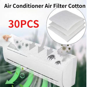 30PCS Ultra-Thin Air Conditioner Filter - Virus & Dust Isolation Screen Washable Mesh for AC Vents