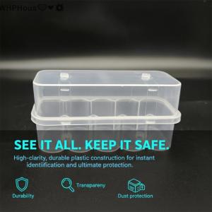 WP💓💛💖 Laboratory 20ML Vial Storage Box 10 Slot Plastic Clear Microtube Organizer for Chemical Sample Arrangement