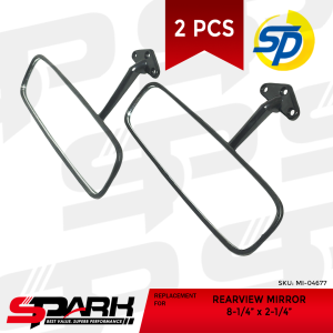 (2 PCS) Rearview Mirror Interior Mirror for Universal Jeepney Cars Van Jeep Tricycles