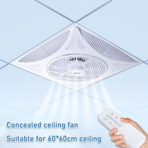 Ceiling Fan Heavy Duty Ceiling Fans For Living Room With Remote Control Conceal 360° Air Circulation Fan Embedded Ceiling Fan Wall Mounted Electric Fan For Home Office School