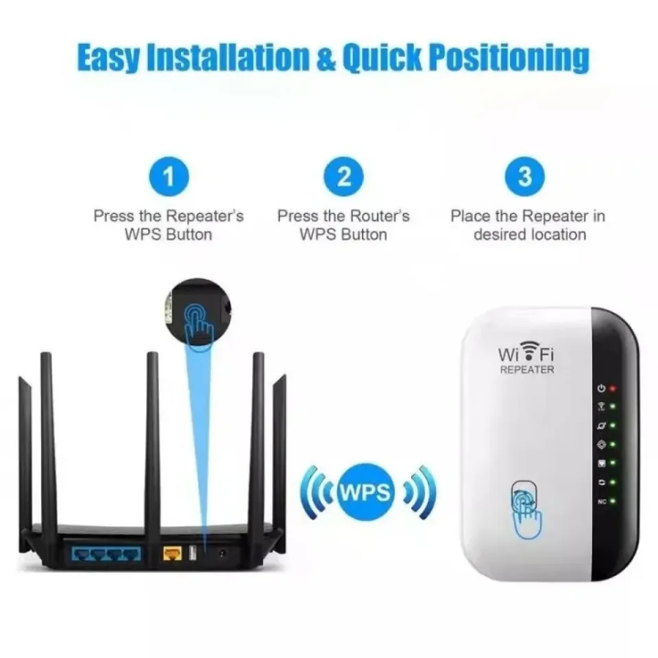 V380 PRO X AVIDUS WiFi repeater 300Mbps Network Signal