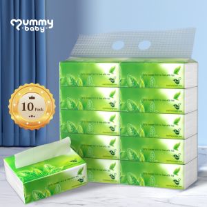 mummy baby 【8/10 packing】Tissue Facial Tissue order Tissue 4-Ply Facial Tissue Car toilet paper femme tissue#ct011