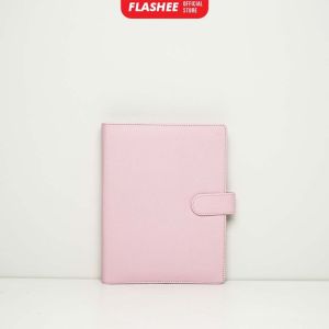 Flashee Binder Polos 26 Ring B5 Binder Kulit B5 26 Ring Multifungsi Binder Kuliah Organizer