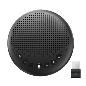 EMEET Wireless Conference Speaker With 3 Noise Cancelling Mics 360° Voice Pickup Portable Bluetooth Speakerphone for Meetings