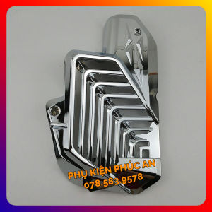 Ốp che két nước xe Sh Mode đời 2020 2021 2022 2023 2024 chụp bảo vệ quạt gió Sh Mo nữ xi inox carbon