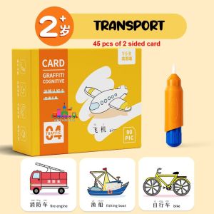 Childrens Magical Water Drawing Notebook Repeatedly Graffiti Water Paint Album Baby Puzzle Toy