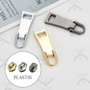 Asesoris Tas Kepala Resleting PLASTIK No. 5 (A) VISLON Pendek / Patah (Zipper puller) - (IMPORT)