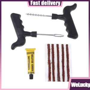 WeLucky Car Tire Repair Tool Tire Repair Kit Studding Tool Set Auto Bike Tire Repair Puncture Plug Garage Car Accessories