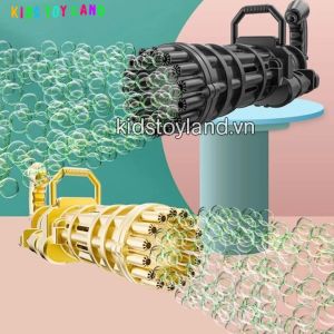 Hộp Đồ Chơi Súng Bắn Bong Bóng Xà Bông Pin 21 Nòng - Đồ Chơi Vận Động Cho Bé