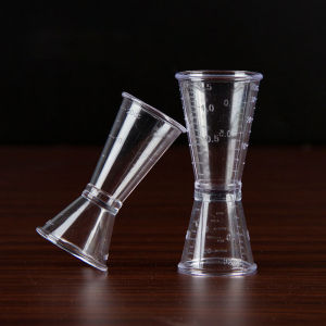 Acrylic Double Jigger Cup Measure Cup 10-22oz 20-40cc