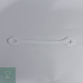 Tongue Scraper per piece (white / transparent). 
