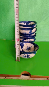 Combo 10 Chén Ăn cơm Hoa Mai Xanh - Men Đẹp - Lòng Đẹp