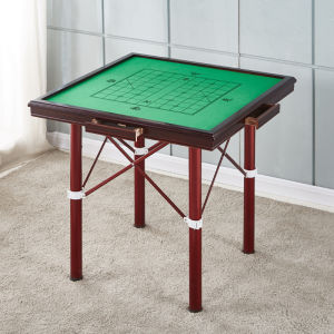 Super Stable Mahjong Table with Stainless Steel Legs Foldable Ashtray Portable/Fireheart Warrior