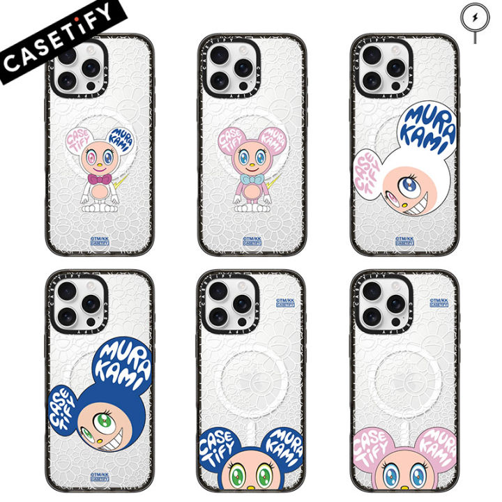 iPhoneアクセサリー CASETiFY iPhone16 promax MR. DOB CASE TAKASHI MURAKAMI × CASETiFY - DOB, AND THEN - WHITE RING EDITION