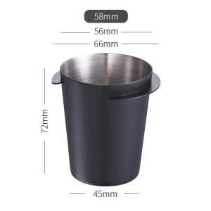 Coffee Dosing Cup 51/58mm Stainless Steel Espresso Coffee Dosing Cup Espresso Coffee Machine Accessories Coffee Powder Feeder Part Coffee Grinder Powder Cup