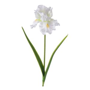 VIVIDI Multicolor Artificial Iris Flower Soft Petals Green Leaves Fleur-de-lis Simulation Flower Creative Photo Props Faux Flower Home Decoration