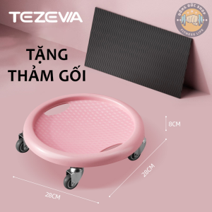 Đĩa Tập Bụng Đa Năng Xoay 360 Độ - Tập Cho Toàn Cơ Bụng Giữa và Cơ Liên Sườn - Tặng Kèm Tấm Lót Gối