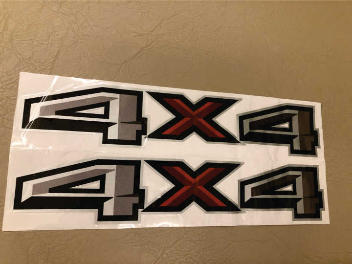 4X4 sticker for Ford Ranger by Eurodecals | Lazada PH