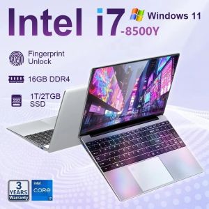 15.6-inch Intel Core i7-8500Y 16GB RAM 1TB SSD 1920 * 1080 HD Monitor Office Education PC Windows 11 Pro