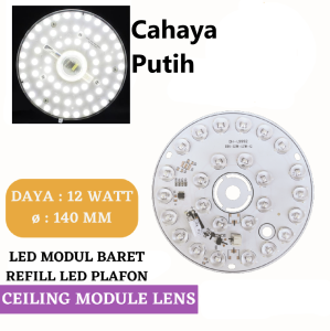 24W LAMPU PLAFON LED TL RING 12W 36W 24 WATT REFILL LAMPU KAP BARET 36 WATT LED MAGNET 12 WATT TEMPEL PLAFON REFILL LAMPU HIAS PLAFON BULAT WARNA PUTIH KUNING 3 WARNA 3000K 4000K 6500K TANPA TRAVO 220V