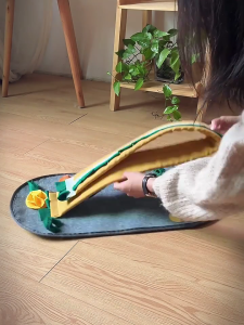 Hamster Tunnels Hideout Snuffle Foraging Mat Carpet with Varied Tube Cage Toy for Guinea Pig Ferret Chinchilla Bunny