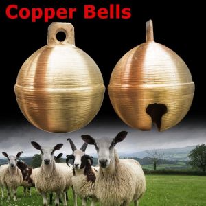 INCUBAT Durable Sound Loud Antirust DIY For Pet Animal Christmas Decorations Horse Bell Pet Pendants Pure Copper Round Bell Bronze Bell Dog Bell Copper Bell
