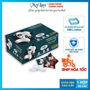 KHĂN NÉN CAO CẤP MYLAN 50 CÁI/HỘP