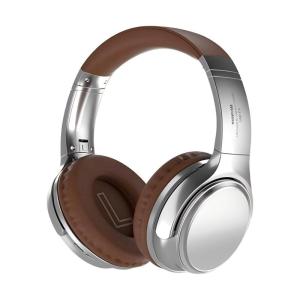 Foldable Wireless Over Ear Headphones Bluetooth Hi-Res Audio Stereo Metal Headset with Noise Reduction Mic 15H Playtime Protein Leather Memory Foam Earpads Type-C Fast Charge Travel Gaming PC Phone Universal Fits All