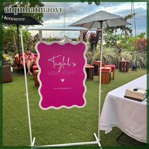 aiqinhaimaoyi Party Banner Leather Lanyard Wedding Sign Hanging Strap Event Display Sign Hanging Belt