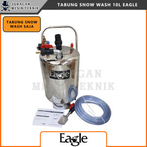Tabung Salju Snow Wash 10 Liter Eagle Stainless Steel + Sabun