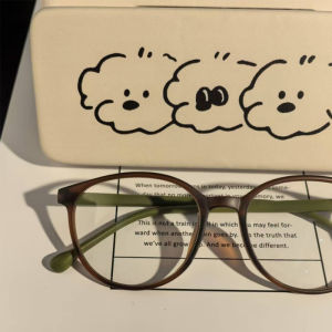 🔥Cc.👍Niche Small Frame Glasses Retro Round Frame Optical Glasses High-end Anti Blue Light Glasses