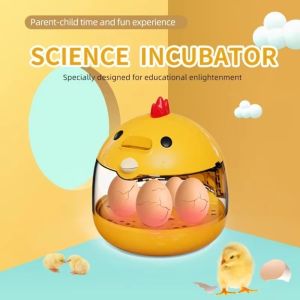 LUNARA Automatic Temperature Control Eggs Incubator Transparent Window Humidity Control Poultry Hatcher Machine Practical Low Noise Eggs Hatcher Machine Home