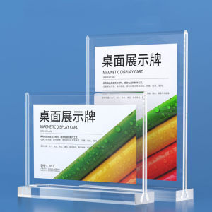 Giá Đỡ Bảng Hiệu Menu Để Bàn Bằng Acrylic A5 Khung Trưng Bày Ảnh Bằng Giấy Bảng Quảng Cáo Cho Nhà Hàng Khách Sạn Menu micakệ mica để bàn A4A5A6