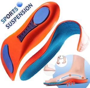 Comfortable Breathable Elasticity Insole Sport Shock-absorbing Deodorant Shoe Pad Arch Support Orthopedic Insoles for Women Men